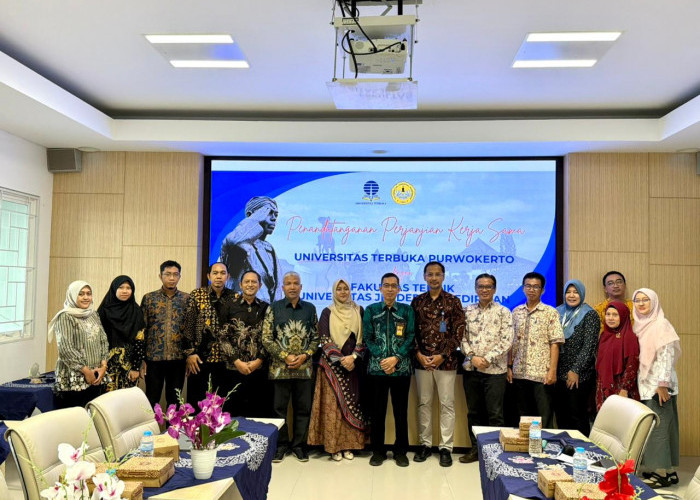 Perkuat Kolaborasi Berbasis Teknologi, UT Purwokerto dan Fakultas Teknik Unsoed Kerja Sama Resources Sharing