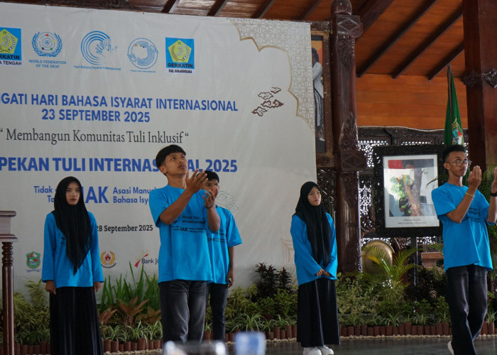 200 Anak Tuli Meriahkan Puncak Pekan Tuli Internasional di Banjarnegara