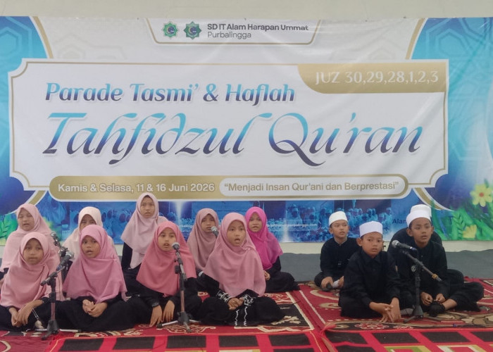 103 Siswa SDIT Alam Harapan Ummat Purbalingga Ikuti Parade Tasmi’ Al-Qur’an
