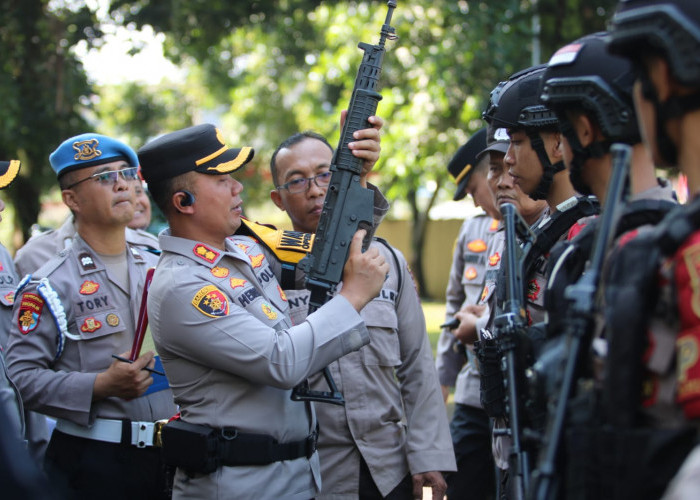 Polresta Banyumas Lakukan Pengecekan Senpi dan Amunisi, Hindari Penyalahgunaan