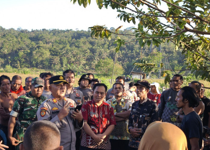 Tambang Pasir Dekat Jembatan Gantung Picu Perselisihan Warga Kaliori dan Pemdes Pagerandong