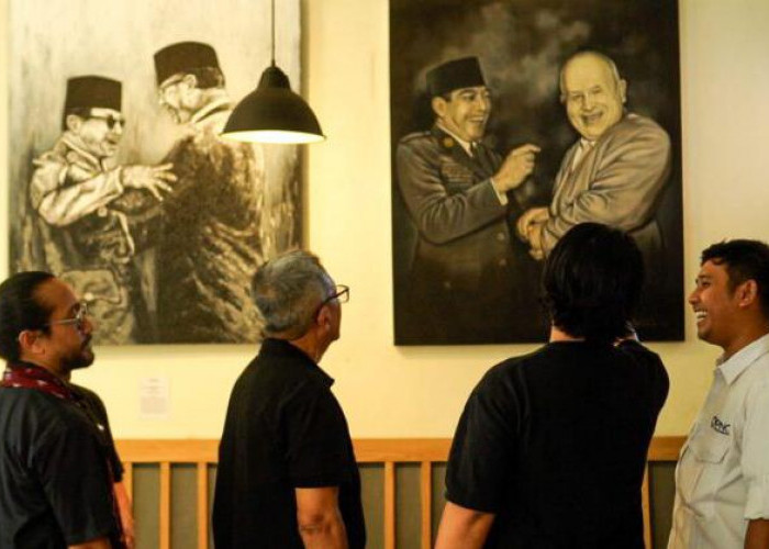 Sebelas Pelukis Cilik Ramaikan Art Exhibition Dialog Dunia di Cilacap