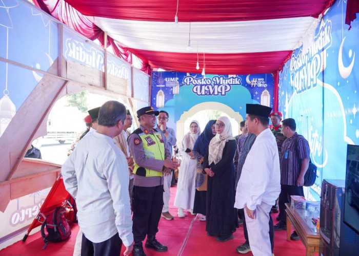 UMP Buka Posko Mudik 24 Jam di Masjid At-Tajdiid Purwokerto, Gandeng Polisi dan Pemuda Muhammadiyah