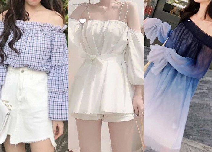 Inilah Inspirasi Mix and Match Off Shoulder Super Cantik yang Bisa Kamu Gunakan