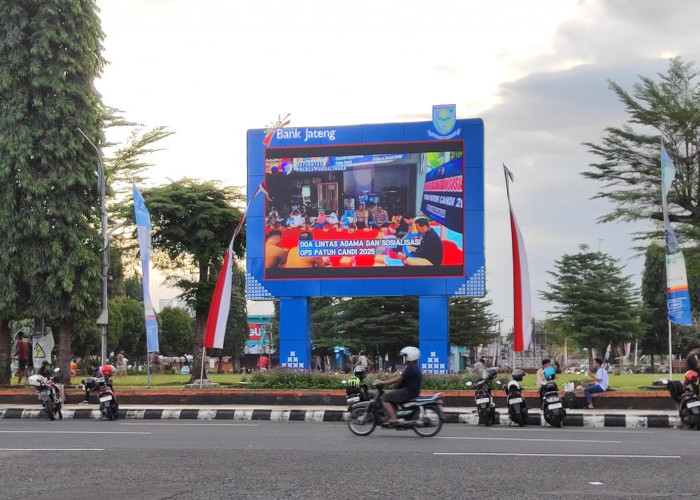 Alun-Alun Purbalingga Bebas Iklan, Videotron Fokus Layanan Publik