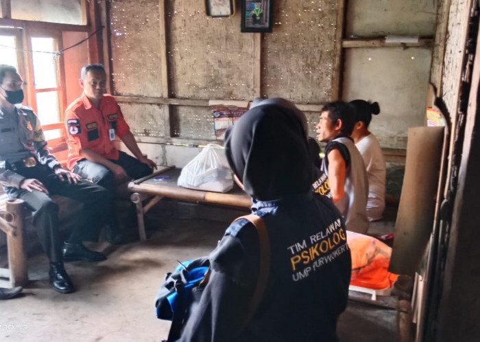 Satu Keluarga Korban Rumah Tersambar Petir di Tumiyang Pekuncen Diberi Terapi Trauma Healing