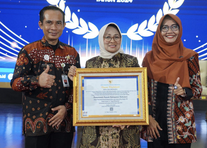 Disarpus Kebumen Sabet Penghargaan Nasional