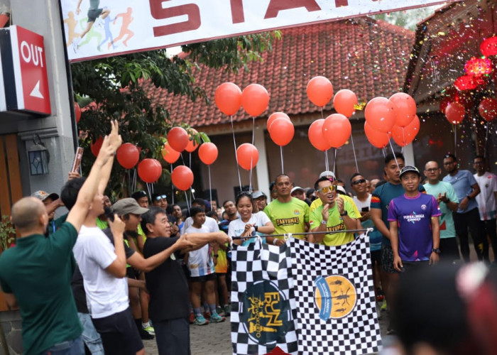 Hari Jadi Ketiga, Hadipriyanto Homestay Banyumas gelar Fun Running di Kota Lama Banyumas
