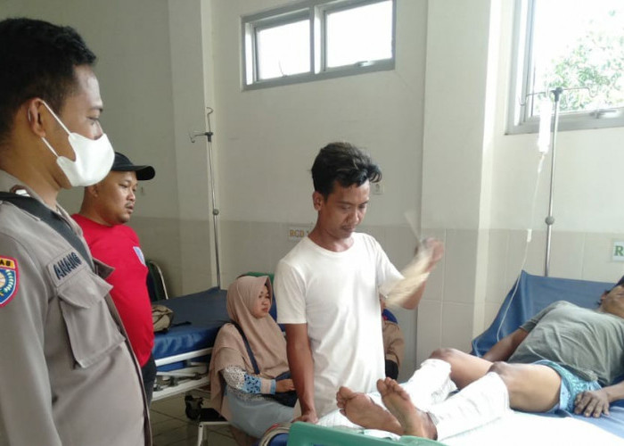Korban Kabakaran Bengkel Alami Luka Bakar, Dibawa ke Puskesmas
