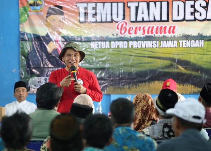 Temu Tani di Jatisawit, Ketua DPRD Jateng Sumanto Soroti Mandeknya Regenerasi Petani