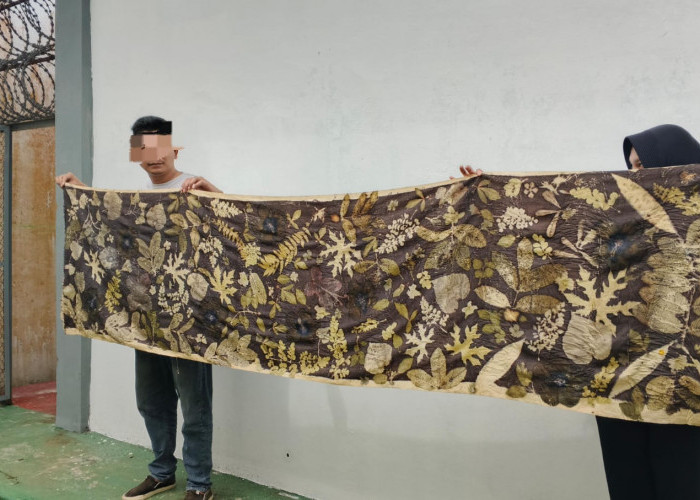 Batik Ecoprint Karya Warga Binaan Lapas Cilacap Diminati Pasar