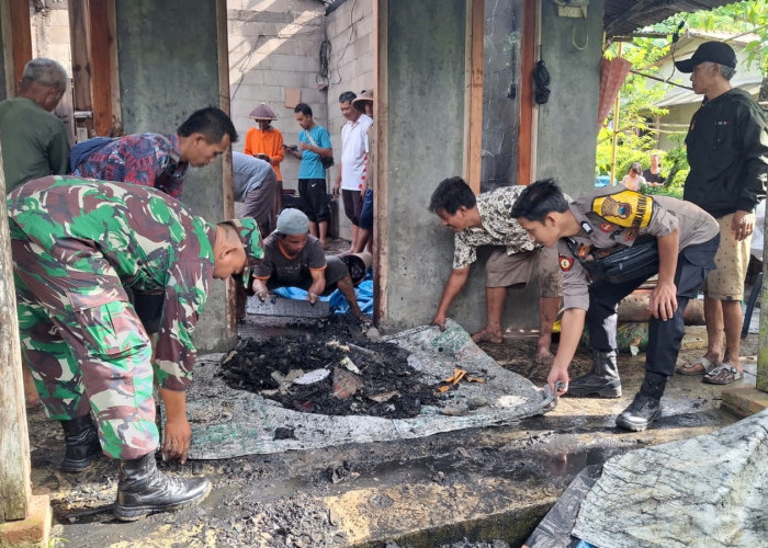 Korsleting, Rumah Warga Karanganyar Terbakar