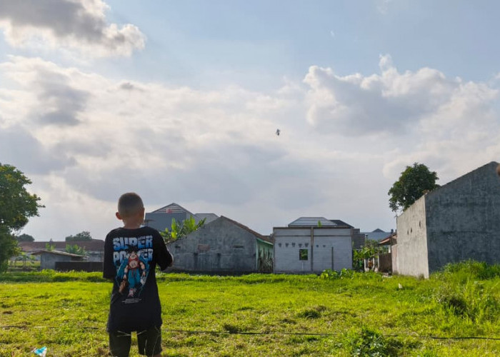Lomba Layang-layang Ajak Anak Tinggalkan HP, 40 Peserta Adu Sukoi di Area Persawahan Purwokerto
