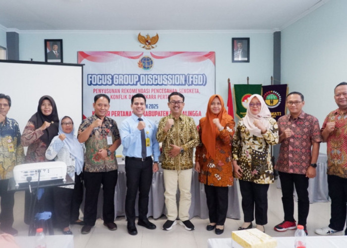 Kantor Pertanahan Kabupaten Purbalingga Gelar FGD: Cegah Sengketa, Konflik dan Perkara Pertanahan 