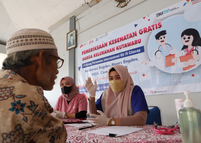 Kolaboratif, Kilang Pertamina Cilacap Gelar Pemeriksaan Kesehatan Gratis di Kutawaru
