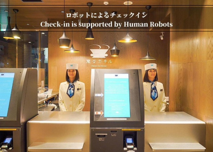 Sensai Menginap di Hotel  Henn na Jepang, Dilayani Oleh Robot