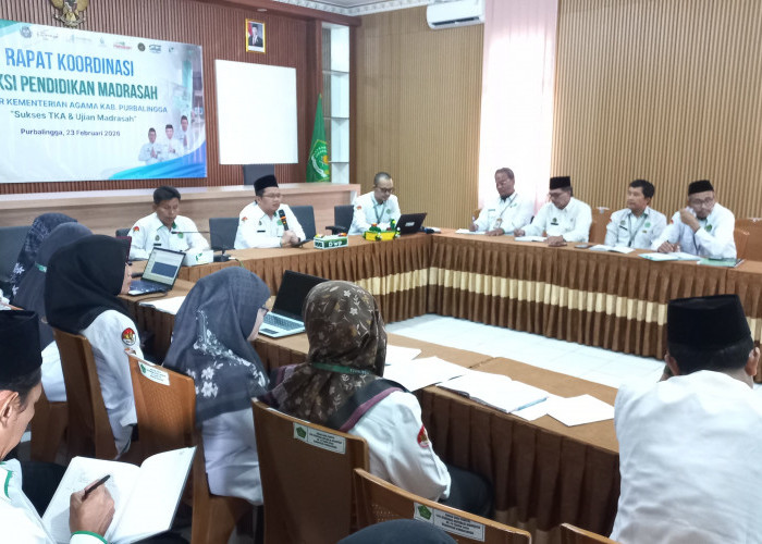 Jelang TKA dan Ujian Madrasah, Kemenag Purbalingga Tekankan Integritas