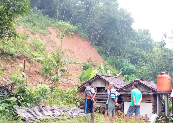 Longsor Terjang Pemukiman di Tayem Timur Cilacap, 13 KK Terancam