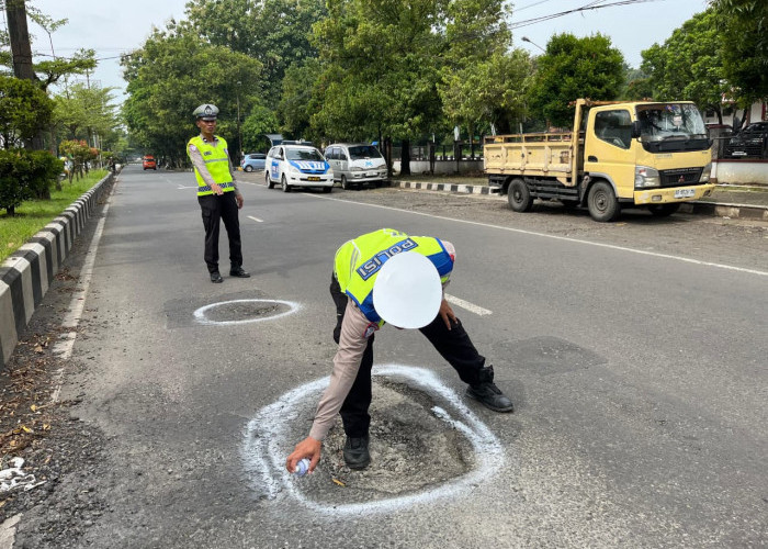 Jelang Arus Mudik Lebaran 2026, Satlantas Polres Purbalingga Temukan Lubang Jalan dan Lampu PJU Mati