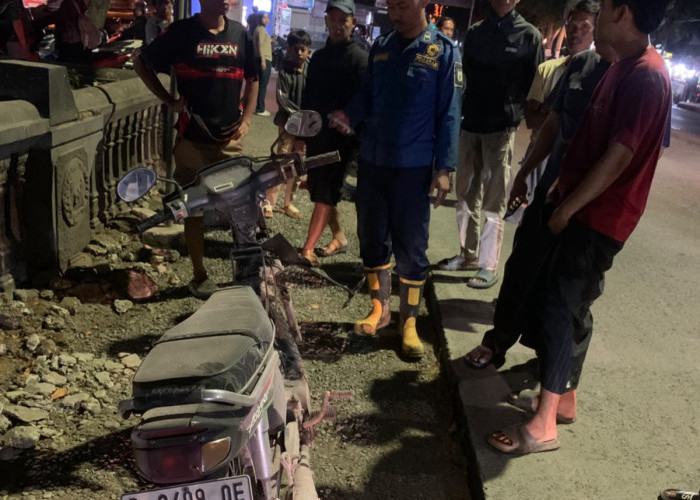 Usai Isi BBM, Honda Astrea Grand Terbakar di SPBU Kalimanah Purbalingga, Diduga akibat Korsleting