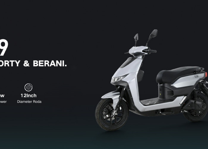 Sekali Pengecasan Bisa Tempuh 100 Km, Ini Dia Motor Listrik Yadea T9