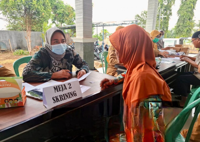 Deteksi Dini TBC di Panulisan Barat Cilacap, Enam Warga Terindikasi Suspek TBC