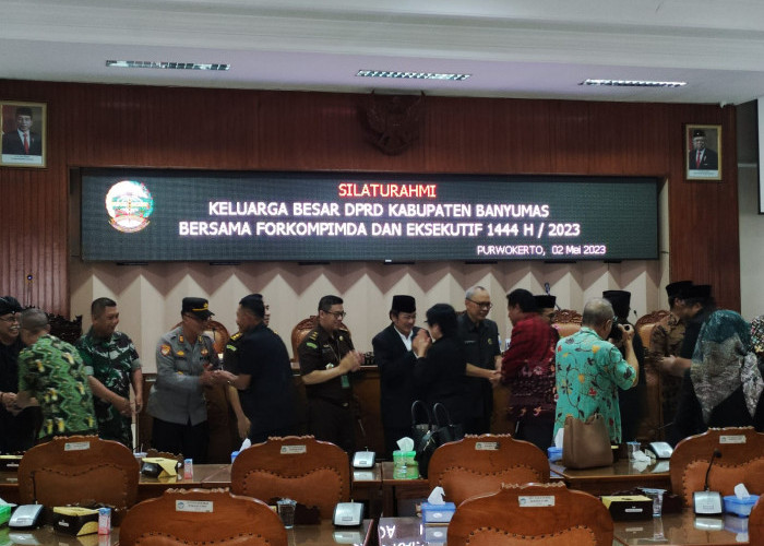 Perkuat Silaturahmi, DPRD Banyumas Gelar Halal Bihalal Bersama Bupati Banyumas dan Forkompimda