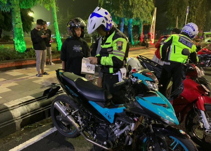 Razia Balap Liar, Polisi Amankan 16 Sepeda Motor 