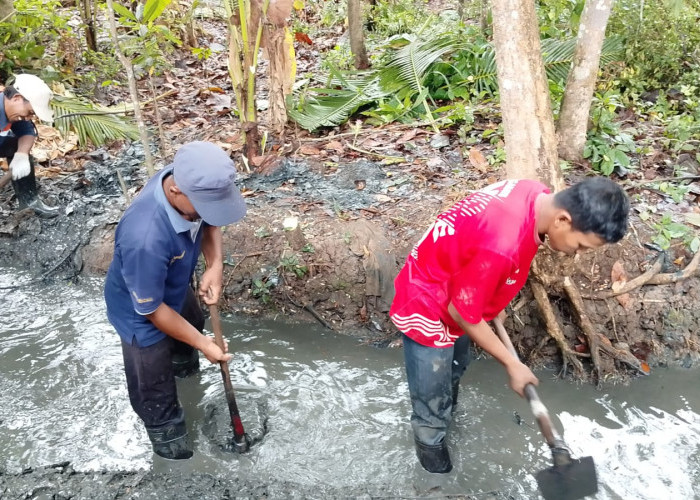 Saluran Irigasi Sibalung Banyumas Meluap, Tiga RT Terendam, Sedimentasi Hambat Aliran Air di Kemranjen
