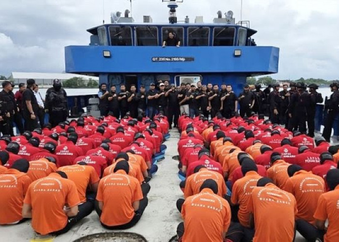 Perketat Keamanan Lapas, 130 Napi Risiko Tinggi Dipindahkan ke Nusakambangan