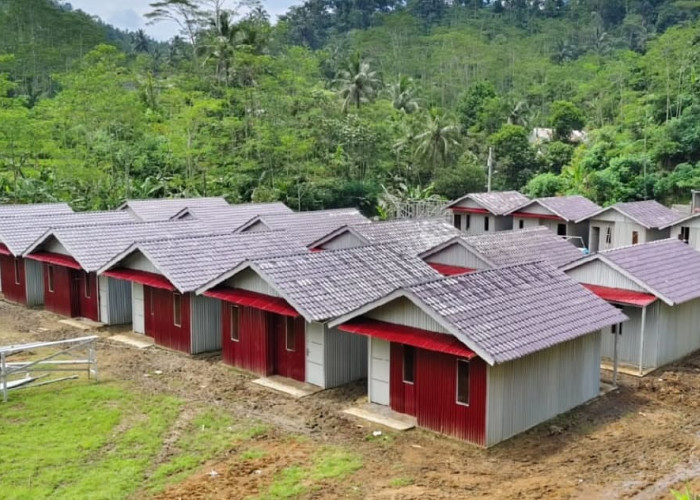 25 Huntara Siap Ditempati Korban Longsor Situkung, Lansia dan Penyintas Rentan Jadi Prioritas