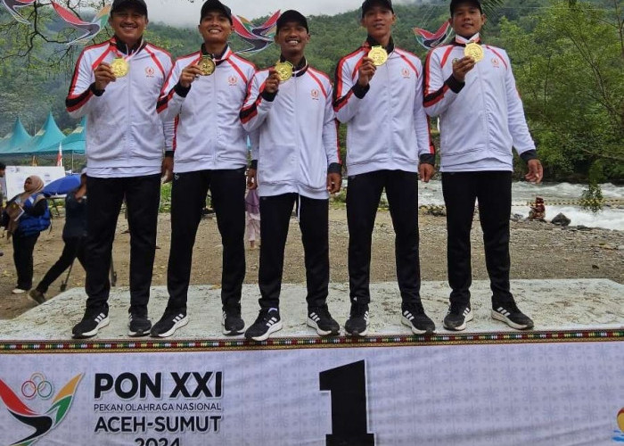 Atlet Arung Jeram Banjarnegara Raih Medali Emas di PON Aceh-Sumut 2024