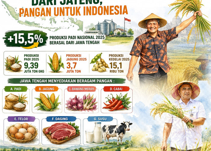 Hari Jadi Ke-81 Jateng: Dari Sawah Jawa Tengah untuk Meja Makan Indonesia
