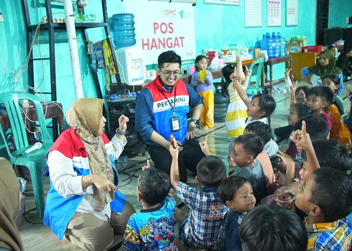 Bantuan Pertamina Pulihkan Semangat Korban Longsor Banjarnegara