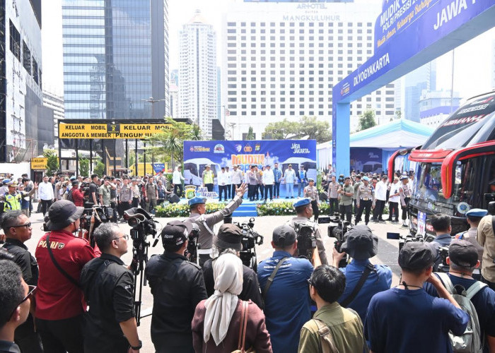 Mudik Gratis Polri Presisi 2026 Dilepas, Didukung Jasa Raharja