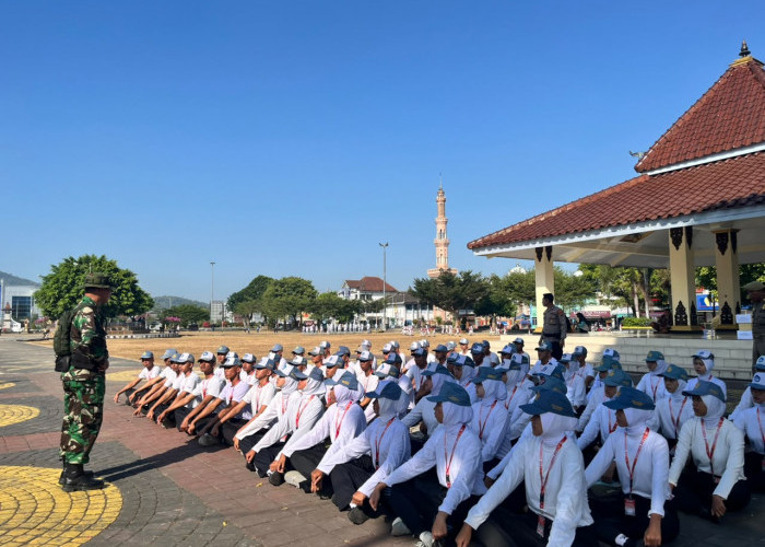 75 Calon Paskibraka Banjarnegara Siap Bertugas pada HUT Ke-81 RI
