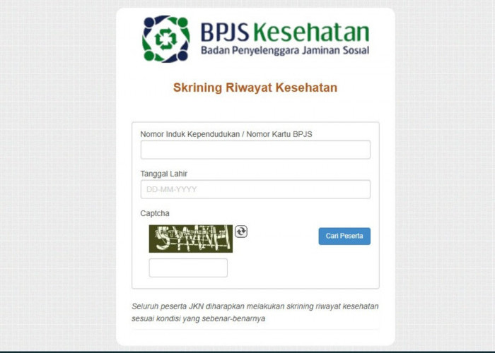 Panduan Link dan Cara Pakai Layanan Skrining BPJS Kesehatan 2025, Bisa Pakai HP!