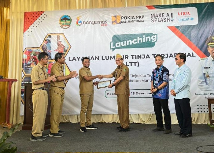 Komitmen Pemkab Banyumas Wujudkan Sanitasi Aman, Launching LLTT di Desa Silado