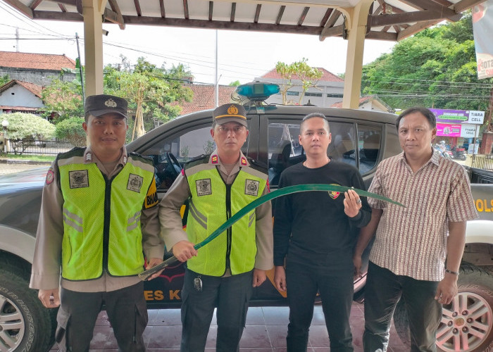 Sita Klewang, Polres Kebumen Amankan Remaja Diduga Hendak Tawuran