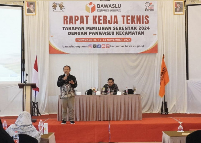 Petakan Kerawanan Pungut Hitung Pilkada 2024, Bawaslu Banyumas Gelar Rakernis