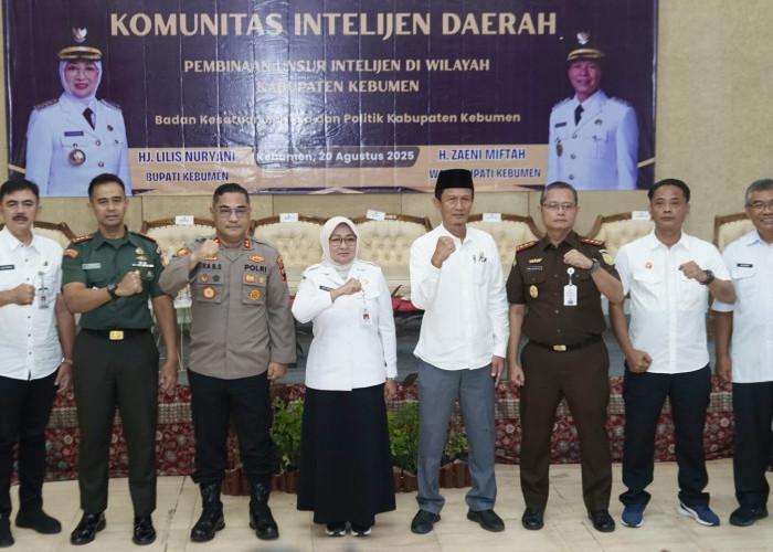 Kominda Kebumen Kuatkan Sinergi Antar Intelijen
