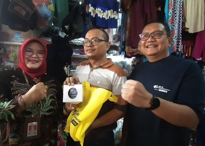 Aktivasi Pasar Kerja Keras Bebas Cemas Diselenggarakan di Pasar Manis Purwokerto, dari BPJS Ketenagakerjaan 