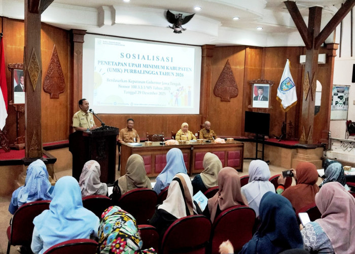 Dinnaker Purbalingga Sosialisasikan UMK 2026, Dorong Iklim Usaha Tetap Kondusif