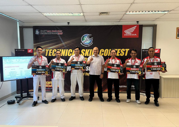 16 Finalis Terbaik Bersaing Ketat di Technical Skill Contest Regional Astra Motor Yogyakarta