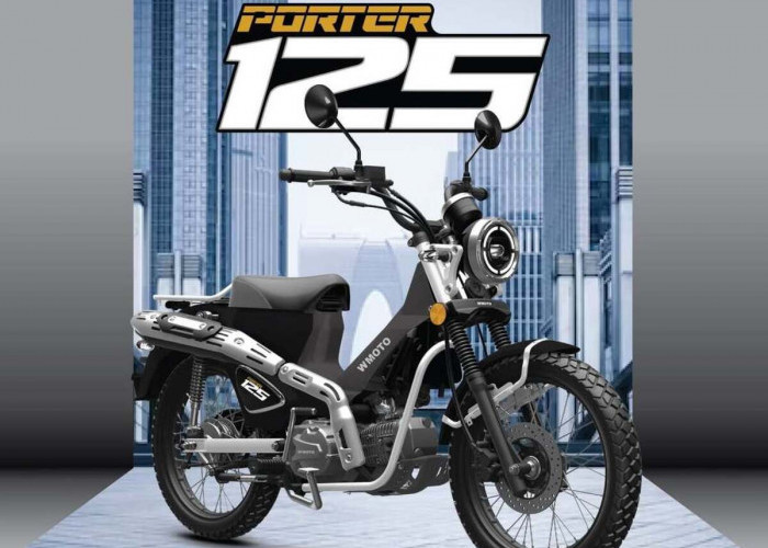 Harga dan Fitur WMoto Porter 125, Motor Bebek Adventure Ekonomis