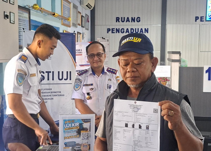 Dishub Cilacap Uji Coba PASTI UJI, Pemilik Kendaraan Bisa Cek Mandiri