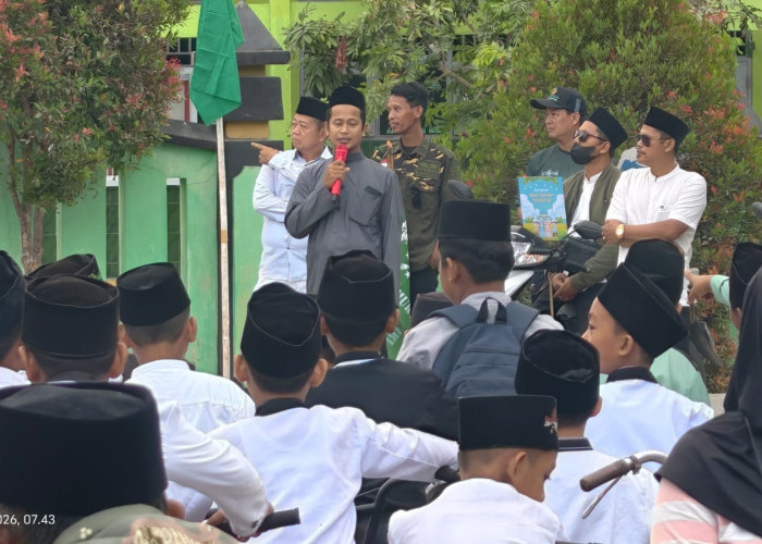 NU Ranting Muktisari Gelar Kirab Santri dan Khitanan Massal