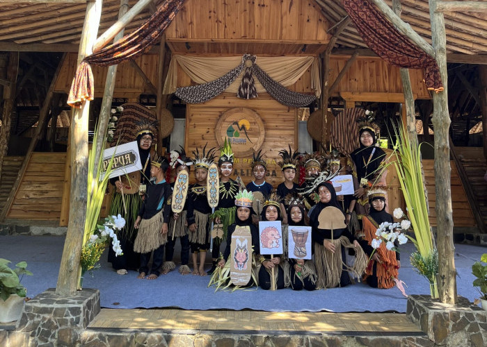 Lestarikan Budaya Nusantara, Sekolah Alam Perwira Gelar Open House Meriah
