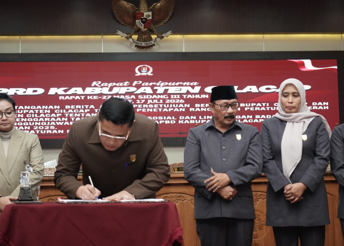 DPRD Cilacap Sahkan Perda TJSL dan Pertanggungjawaban APBD 2025