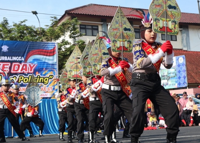 Pocil Polres Purbalingga Tampil Memukau dalam Acara CFD di Alun-alun 